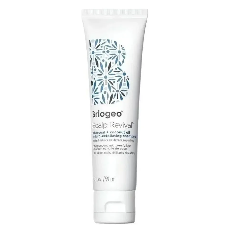 New Lot of (3) BRIOGEO Scalp Review Charcoal + Coconut Micro-Exfoliating Shampoo